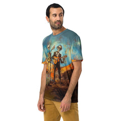 Men's Midnight Spirits All Over Print Crew Neck Tee Embrace The Supernatural - Beyond T-shirts