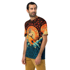 Tropical Surf Odyssey Men's Crew Neck Tee - Beyond T-shirts