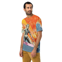 Surfer's Dream All-Over Print Men's Crew Neck T-Shirt - Beyond T-shirts