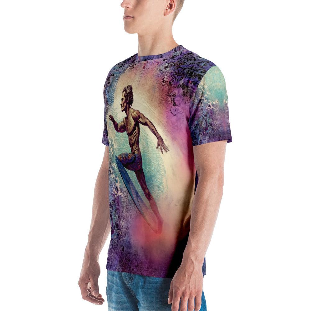 Coastal Escape All-Over Print Men's Crew Neck T-Shirt - Beyond T-shirts