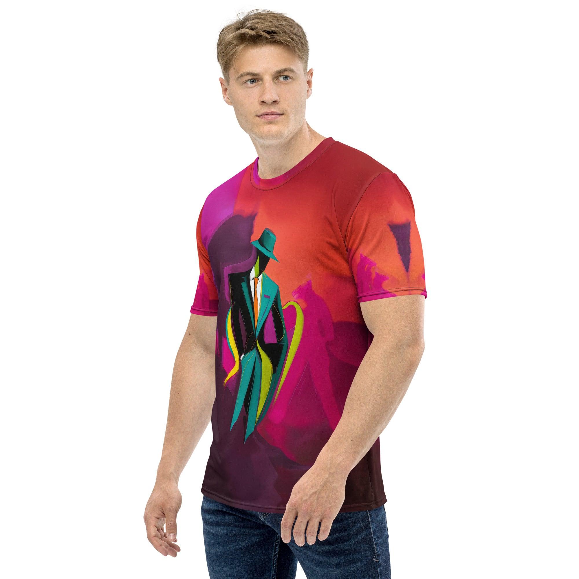 Modern Geometric All-Over Print Men's Crew Neck - Beyond T-shirts