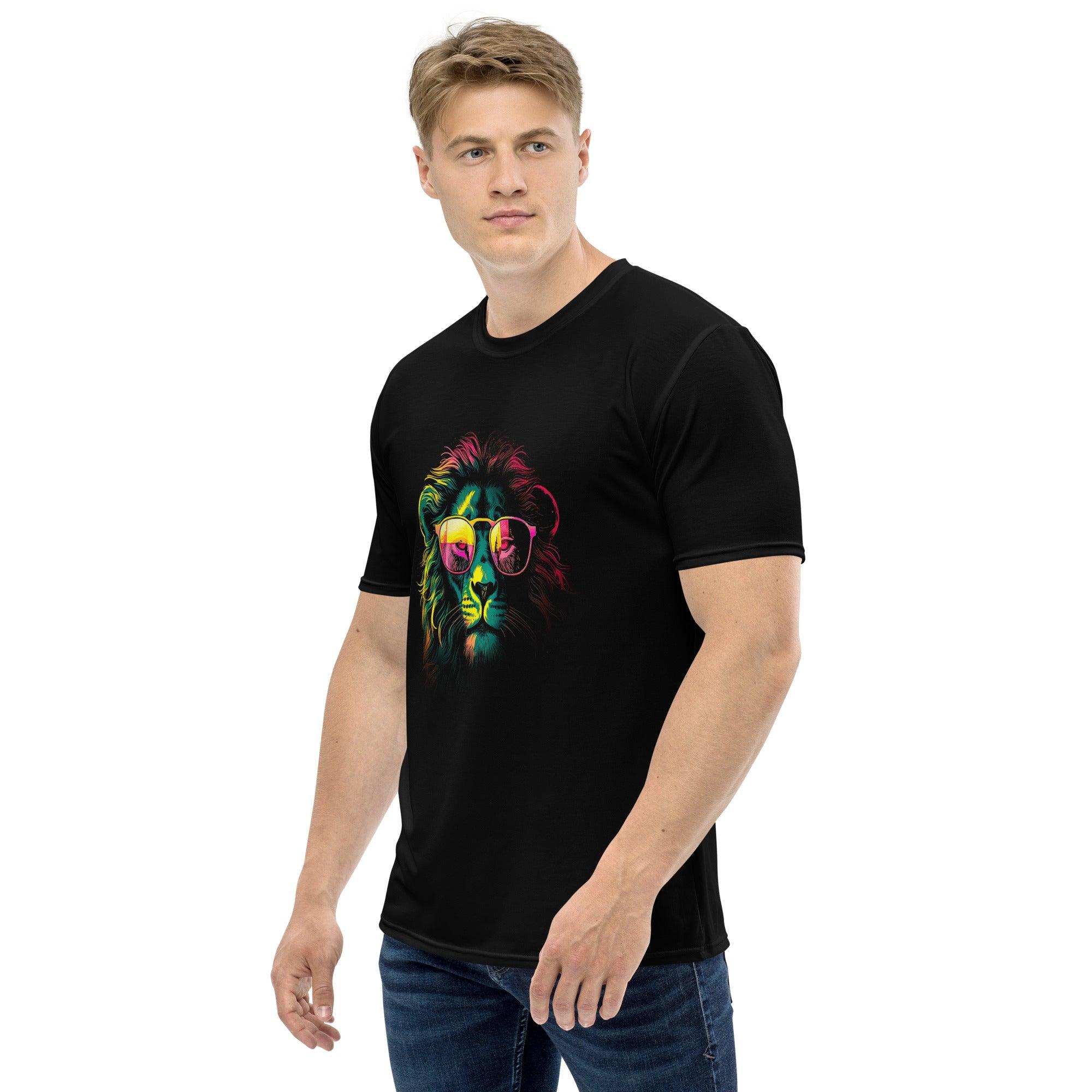 Roaring Lion All-Over Print Men's Crew Neck T-Shirt - Beyond T-shirts