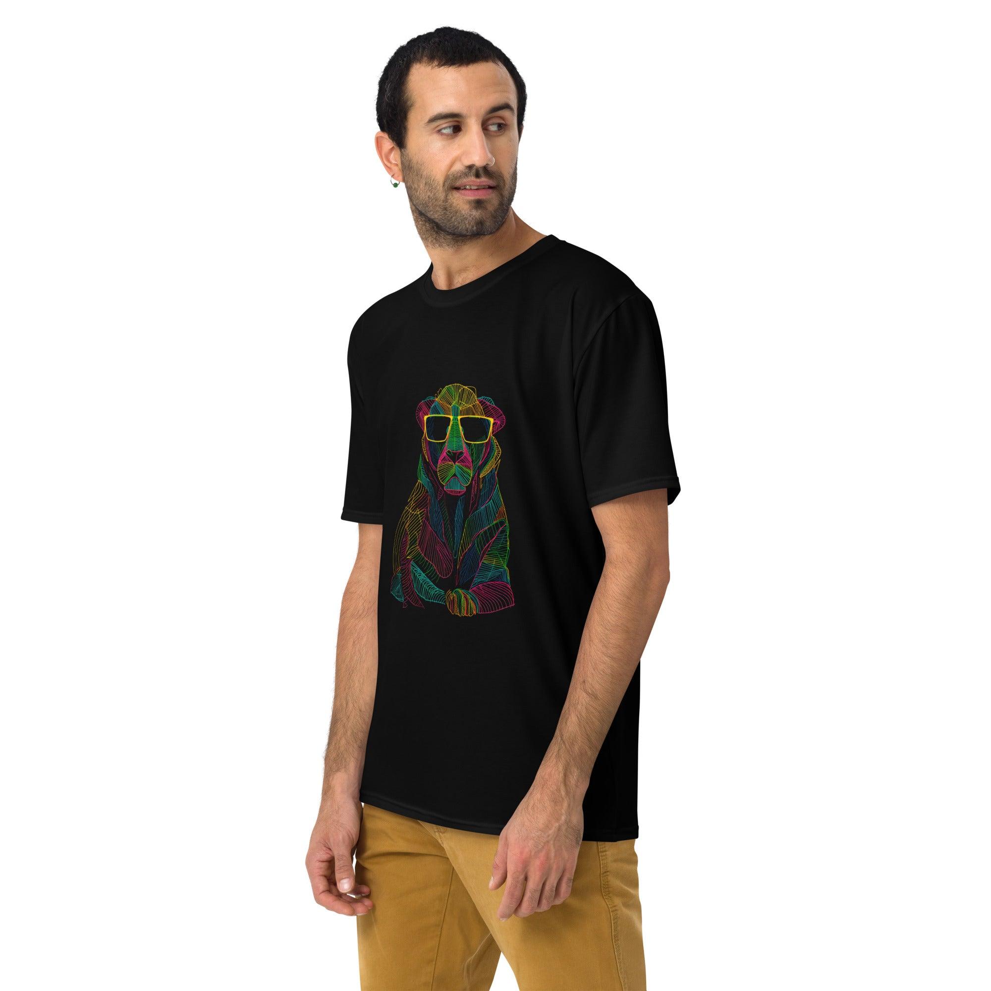 Lion's Roar All-Over Print Men's Crew Neck T-Shirt - Beyond T-shirts