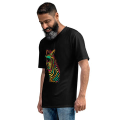 Zebra Stride Men’s Crew Neck T-Shirt - Beyond T-shirts