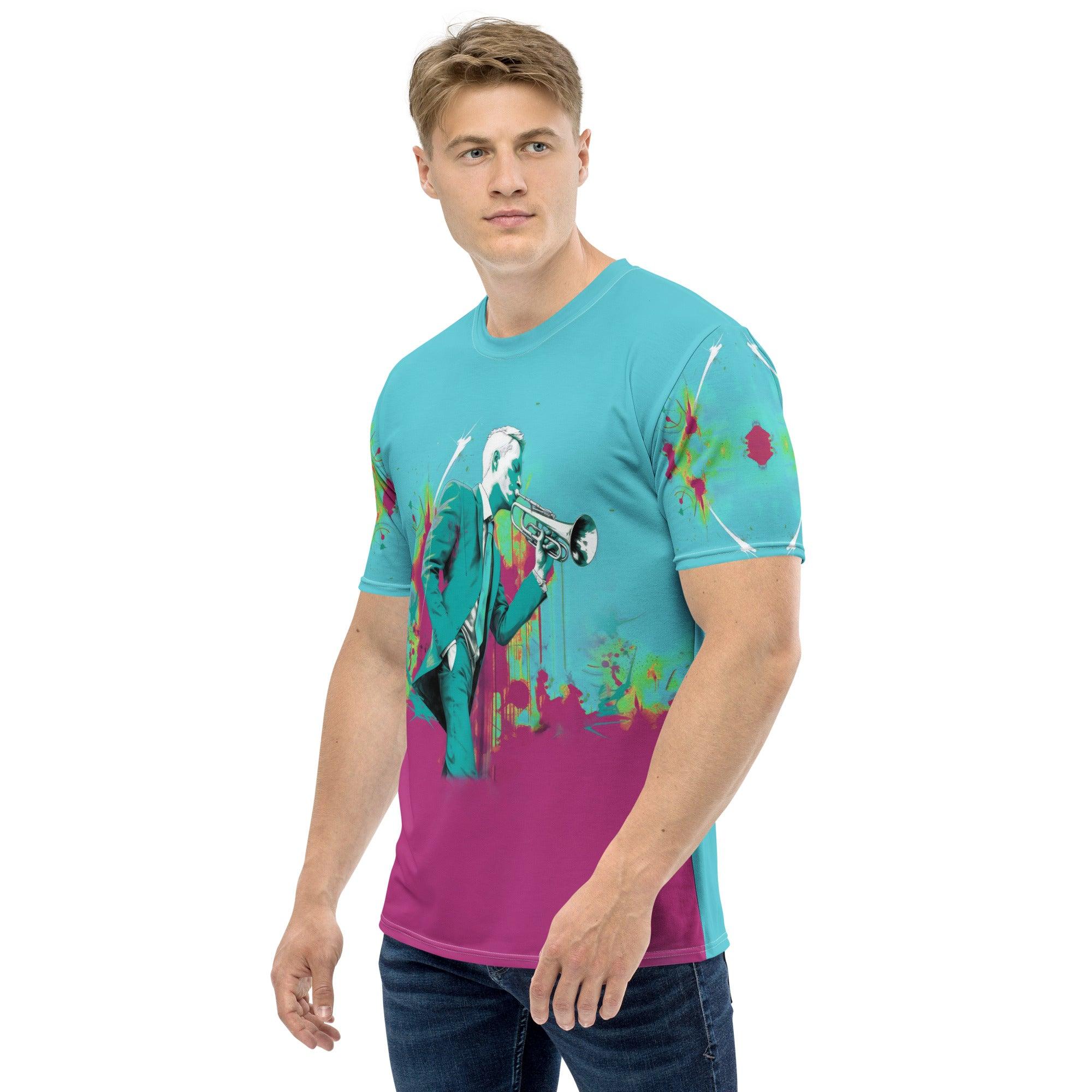 Elegance Express Men's All-Over Print Crew Neck - Beyond T-shirts