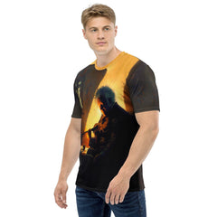 Drumbeat Groove Men's All-Over Print Crew Neck T-Shirt - Beyond T-shirts