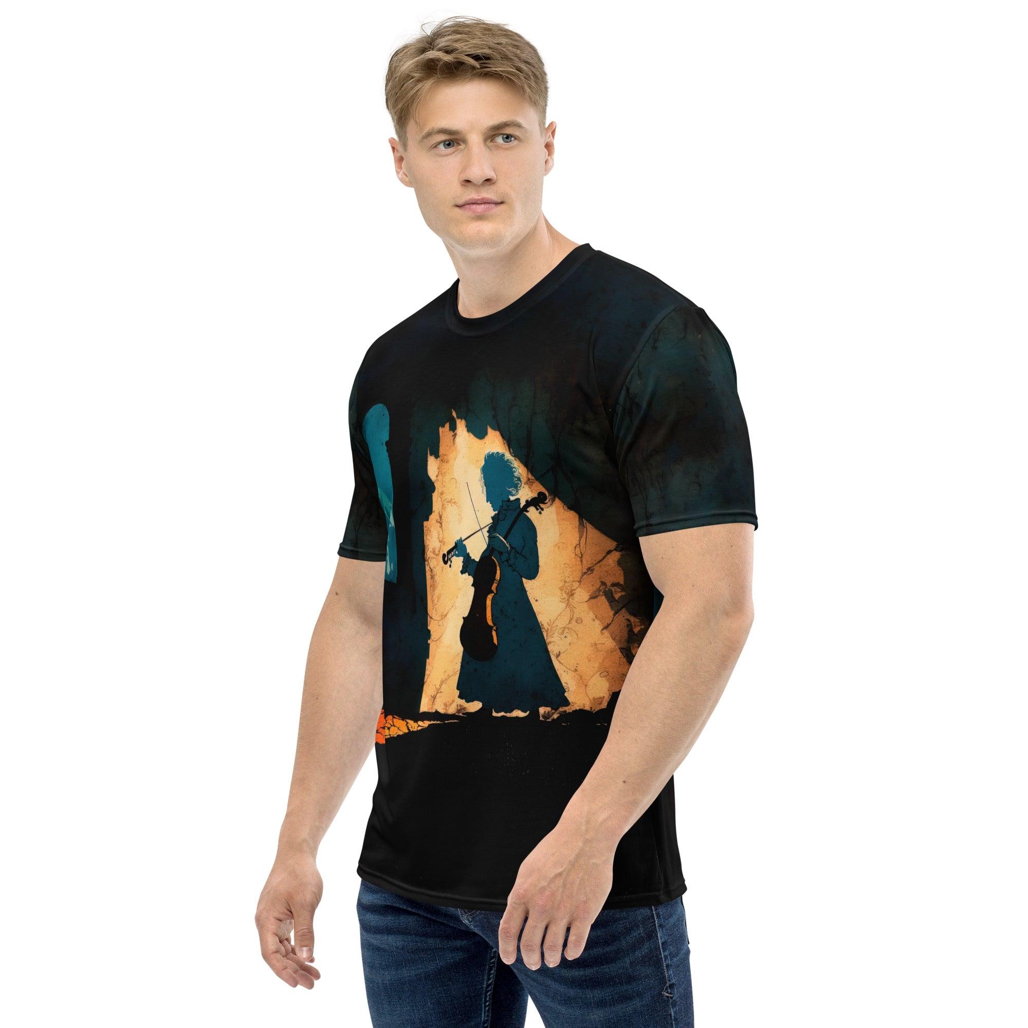 Music Evolution Timeline Men's Crew Neck T-Shirt - Beyond T-shirts