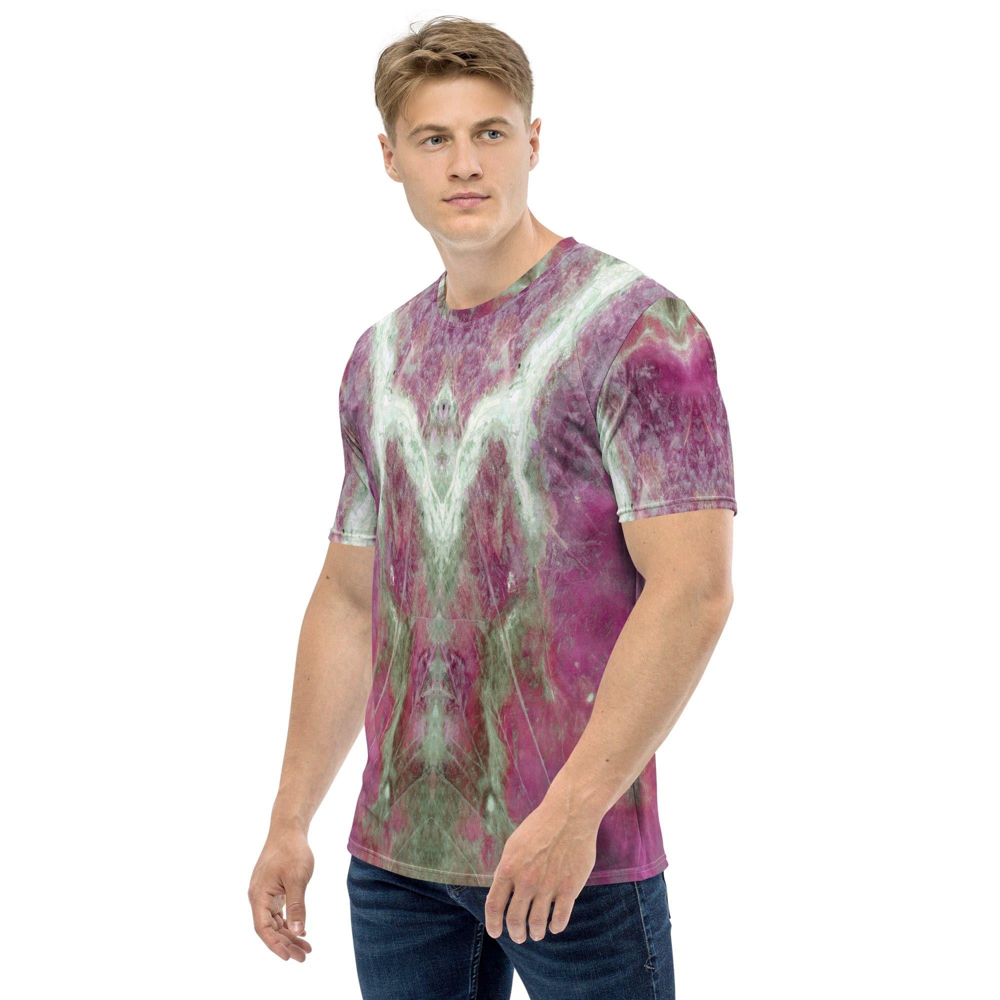 Oceanic Harmony Men's Natural Pattern Tee - Beyond T-shirts