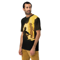 Rhythm Revolution: Men's All-Over Print Crew Neck T-Shirt - Beyond T-shirts