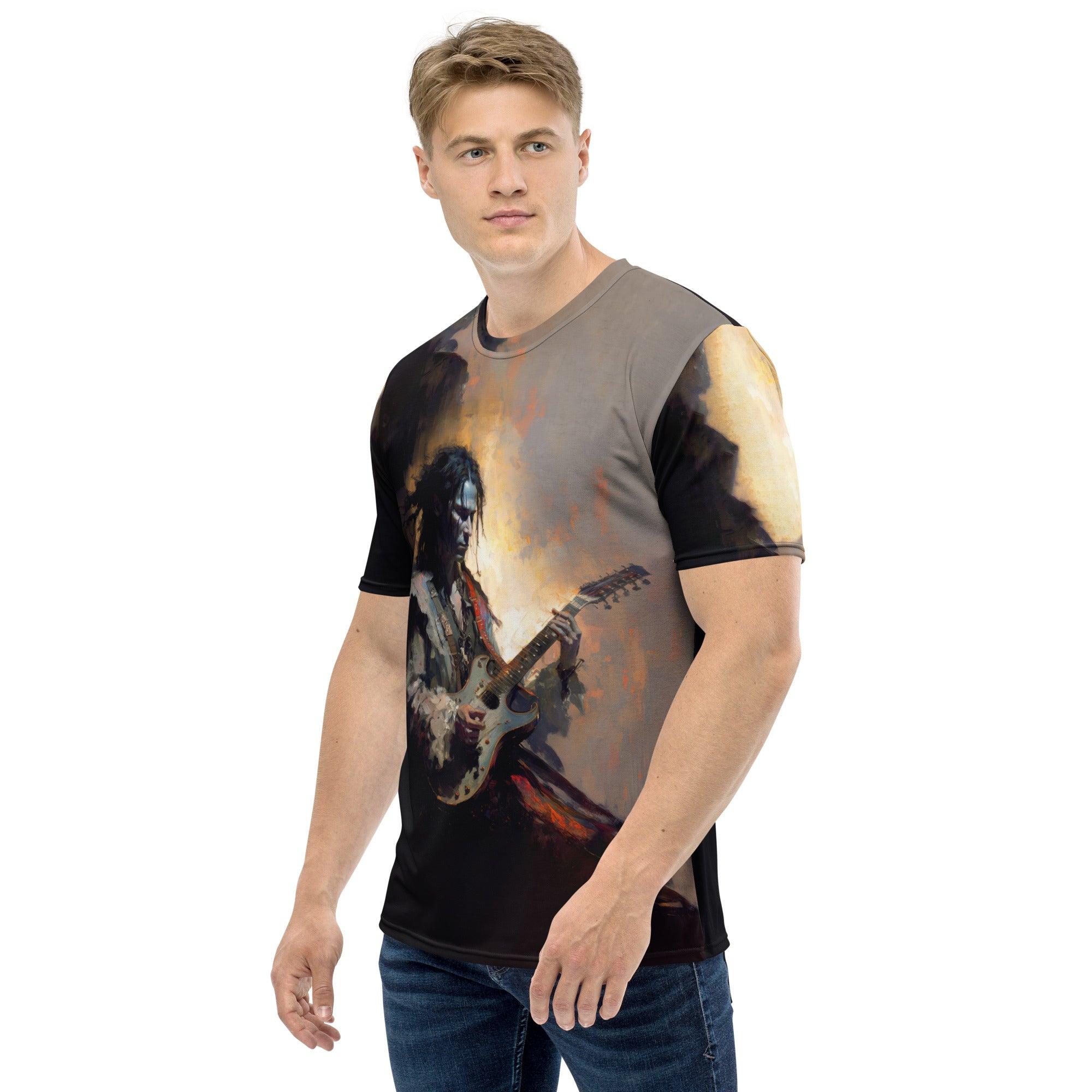 DJ Turntable Groove All-Over Print Men's T-Shirt - Beyond T-shirts