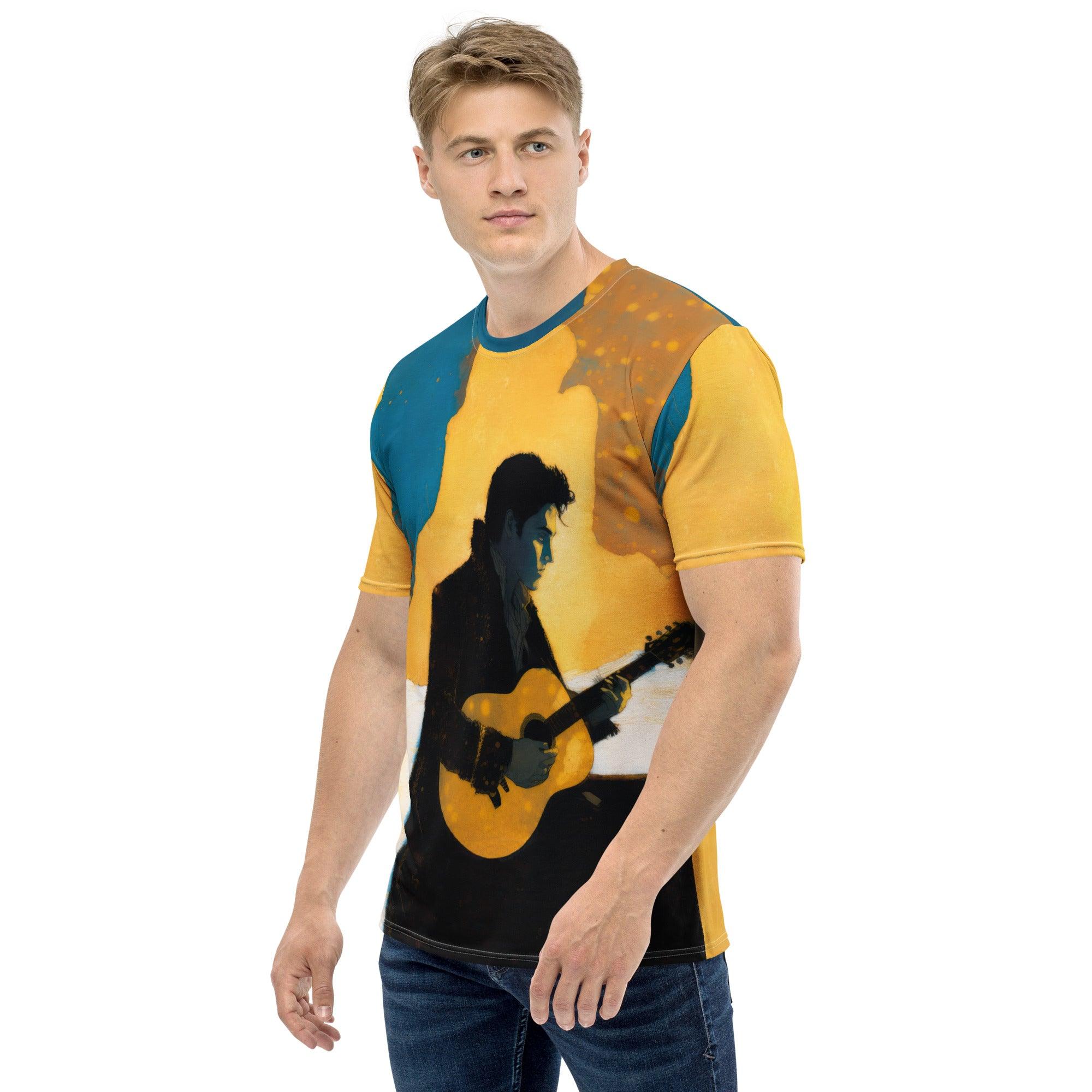 Electric Guitar Shredder All-Over Print Men's Crew Neck T-Shirt - Beyond T-shirts