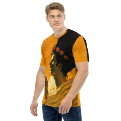 Country Guitar Sunset All-Over Print Men's Crew Neck T-shirt - Beyond T-shirts