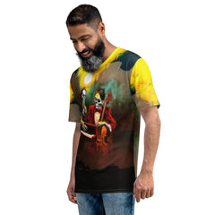 Mummy Wrap Men's Halloween Crew Neck Tee - Beyond T-shirts