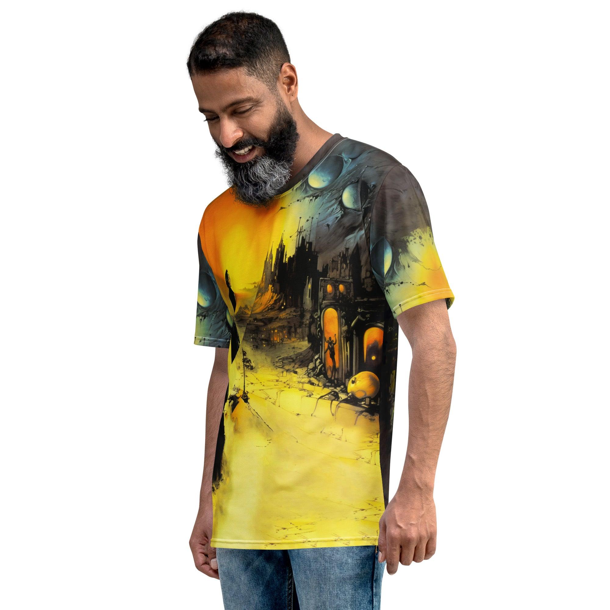 Witch's Cauldron Men's All-Over Print Halloween Shirt - Beyond T-shirts