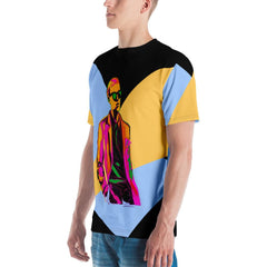 Abstract Artistry Elegance Men's All-Over Print Crew Neck T-Shirt - Beyond T-shirts