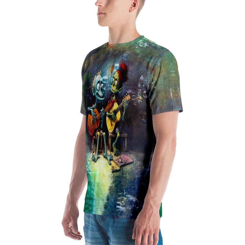 Skeletal Dance Men's Crew Neck T-Shirt - Beyond T-shirts