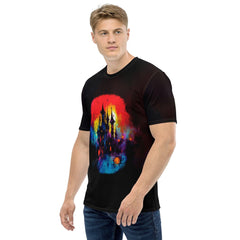 Halloween Moonlit Owls Men's Crew Neck T-Shirt - Beyond T-shirts