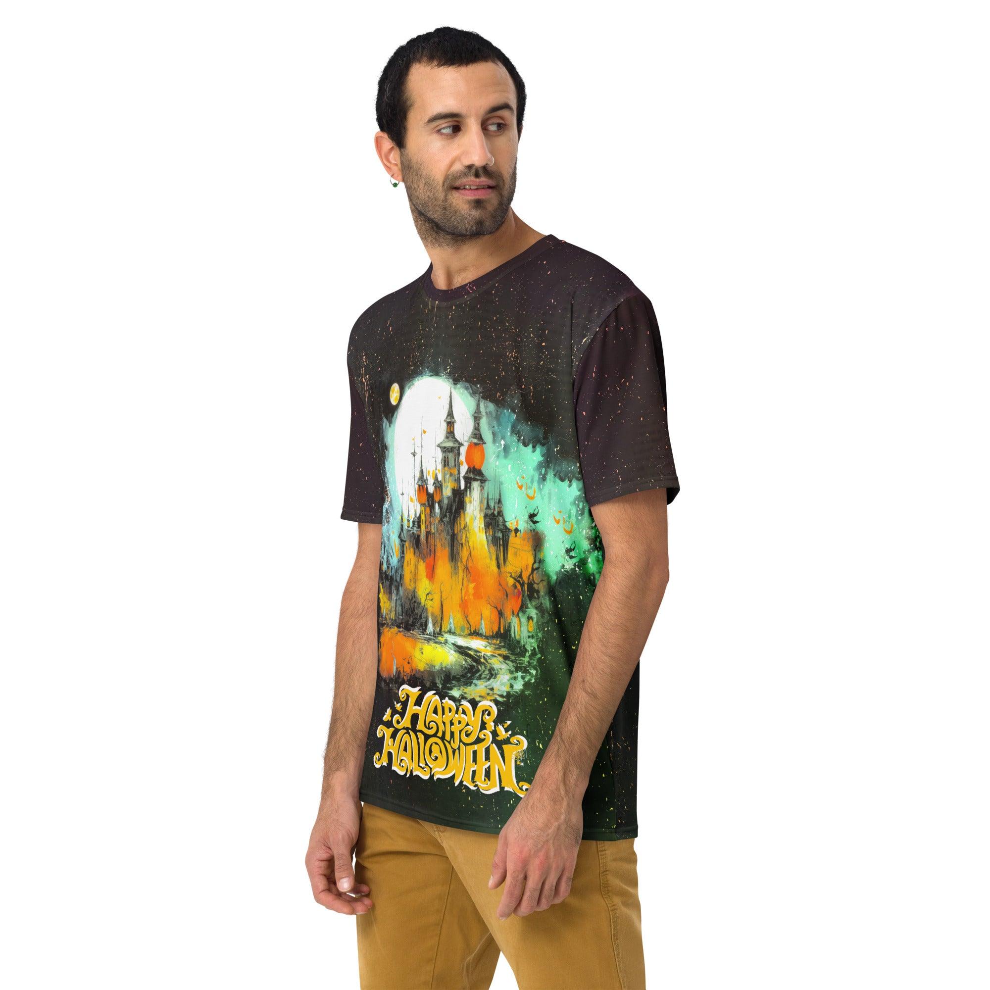 Witch's Brew and Broomsticks Men's Crew Neck T-Shirt - Beyond T-shirts