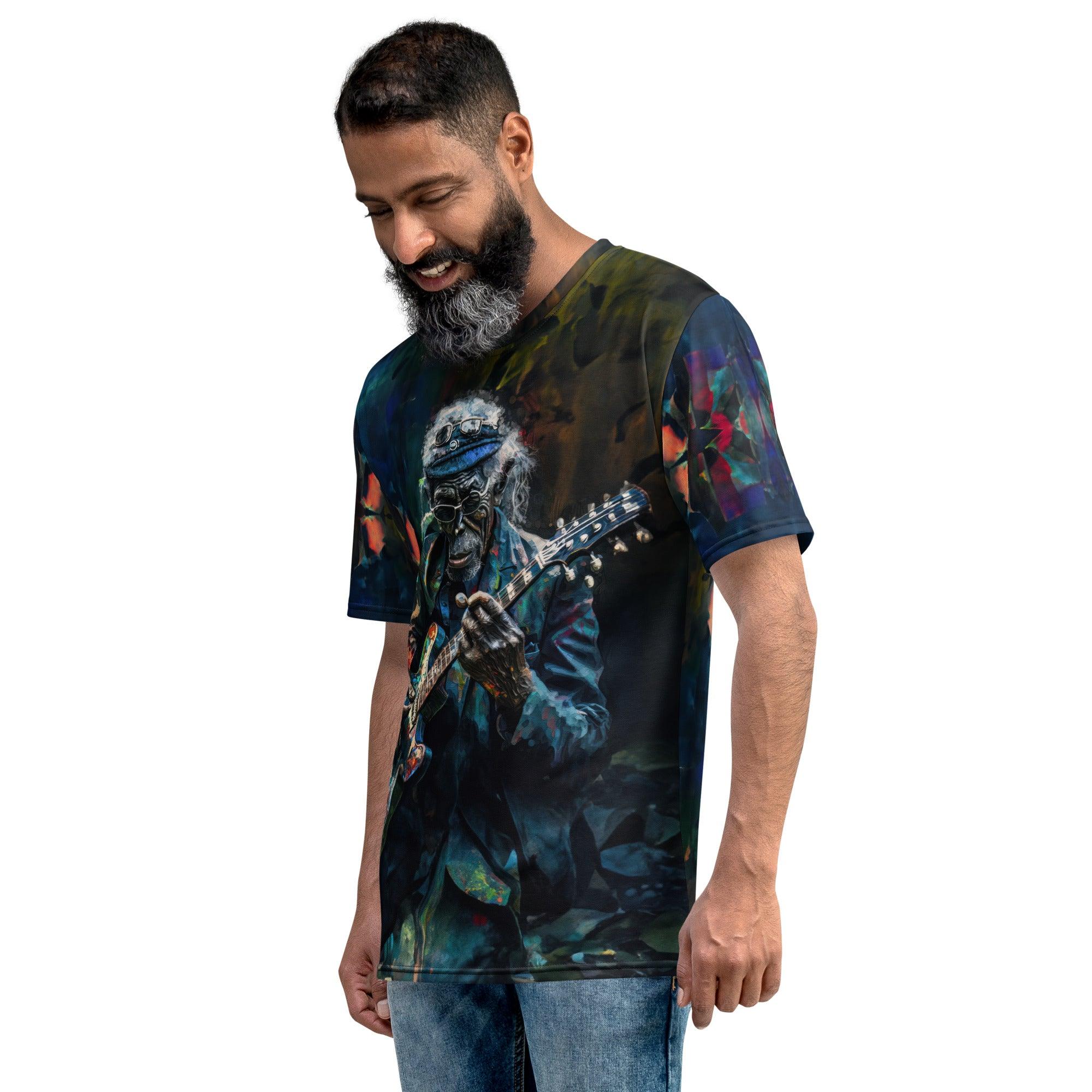 Graffiti Groove All-Over Print Men's Crew Neck T-Shirt - Beyond T-shirts