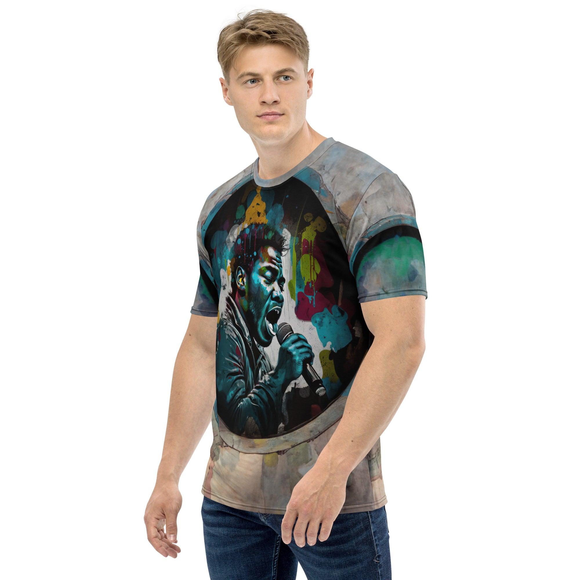 Street Beats All-Over Print Men's Crew Neck T-Shirt - Beyond T-shirts