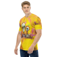 Gothic Elegance All-Over Print Men's Crew Neck T-Shirt - Beyond T-shirts