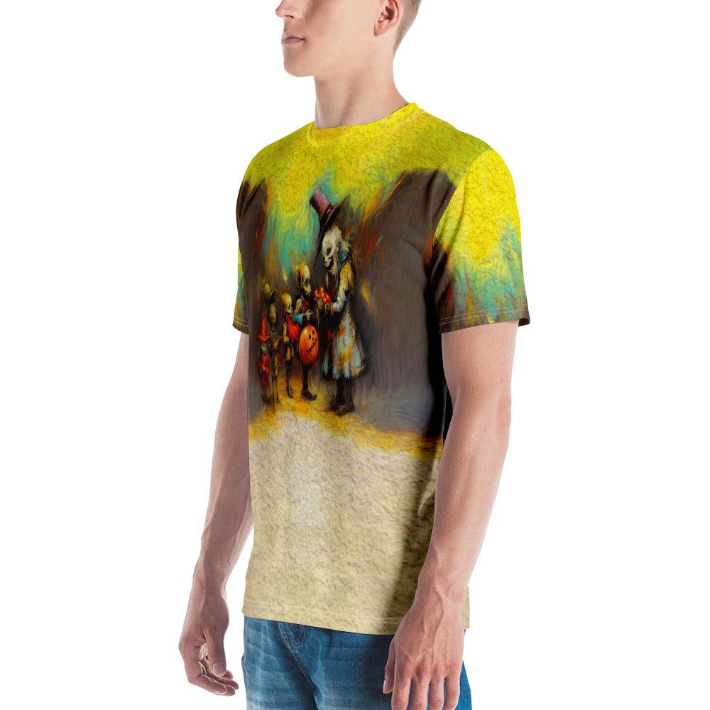 Sinister Shadows All-Over Print Men's Crew Neck T-Shirt - Beyond T-shirts