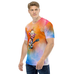 Superhero Showdown All-Over Print Men's Crew Neck T-Shirt - Beyond T-shirts