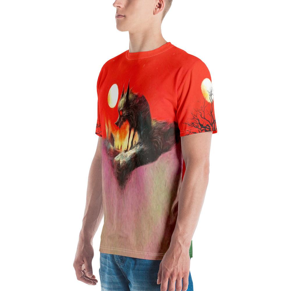 Midnight Macabre All-Over Print Men's Crew Neck T-Shirt - Beyond T-shirts