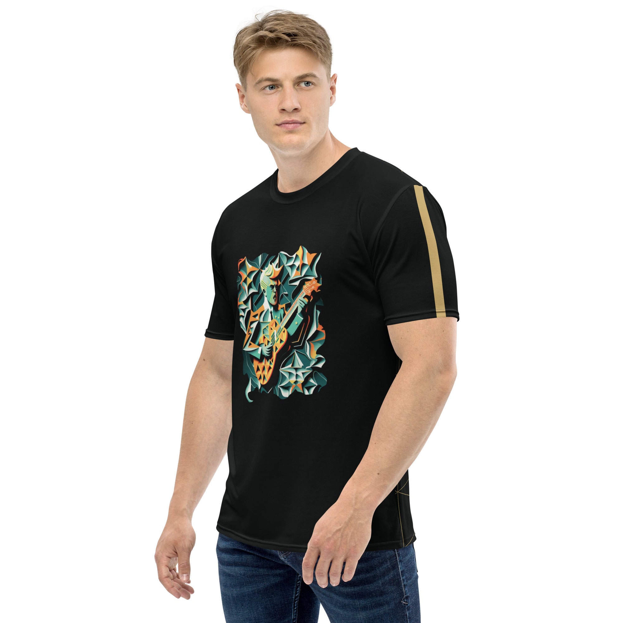 Percussive Pulse Men's Crew Neck T-Shirt