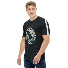 Melodious Motif  Men's Crew Neck T-Shirt