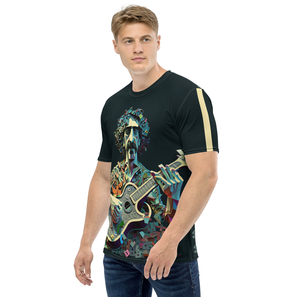 Soul Swing All-Over Print Men's Crew Neck T-Shirt