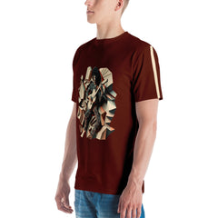 Mountaintop Majesty All-Over Print Men's Crew Neck T-Shirt