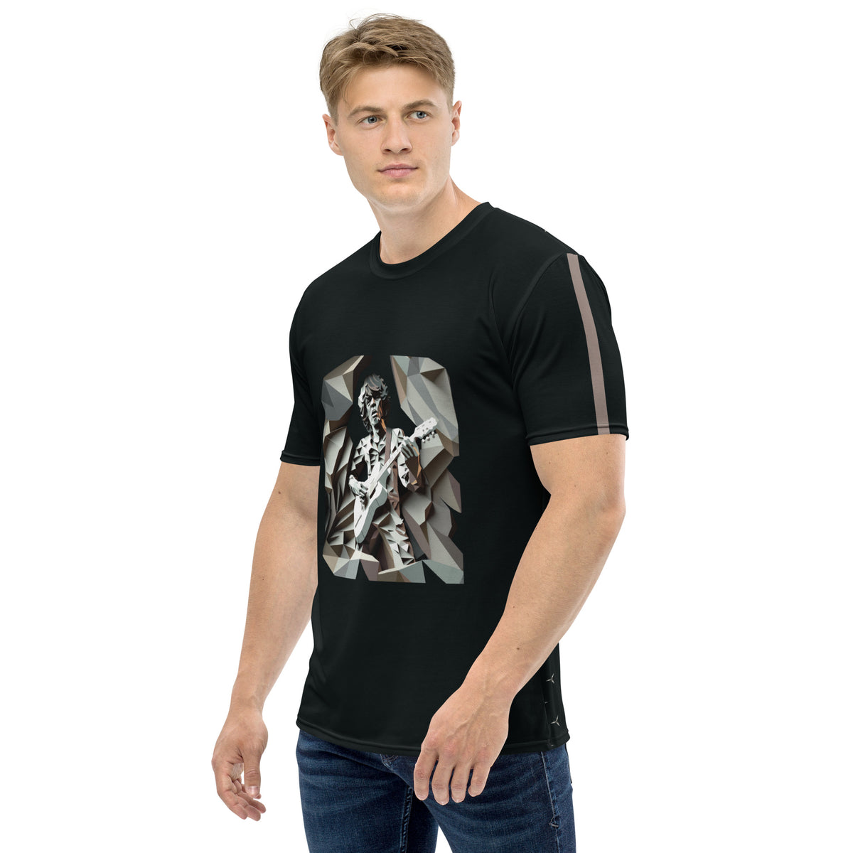 Timeless Titan All-Over Print Men's Crew Neck T-Shirt