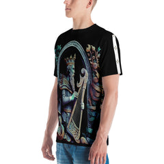 Electro Wave Men's Crew Neck T-Shirt