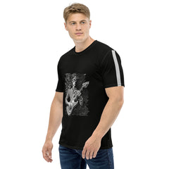 Fashionable All-Over Print T-Shirt for Men - Melodic Majesty