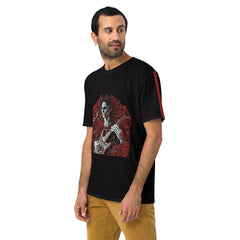 Casual Look Featuring Beat Maestros Printed Men's Crew Neck Tee