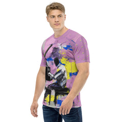 Sleek Geometry Men's Crew Neck T-Shirt