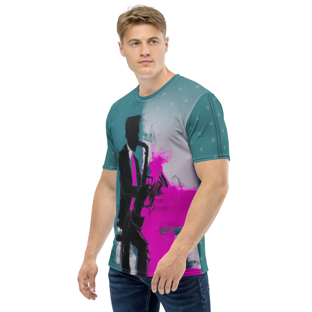 Urban Abstract Men's Crew Neck T-Shirt