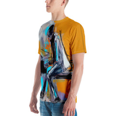 Subtle Abstract Men's Crew Neck T-Shirt