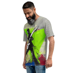 Abstract Canvas Men's Crew Neck T-Shirt