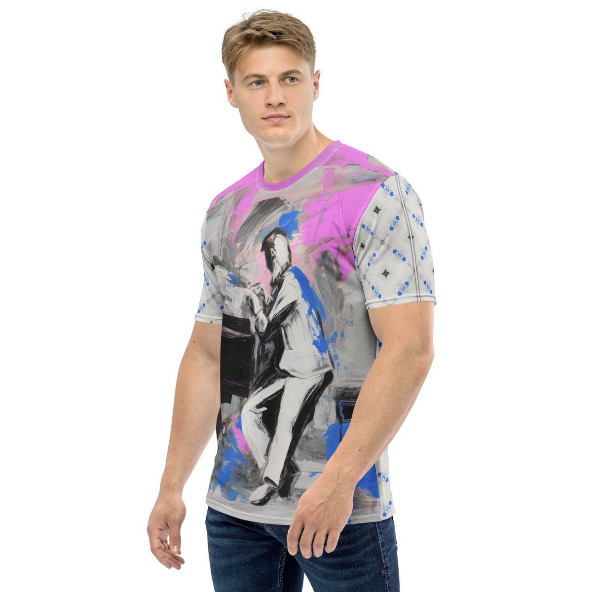 Soft Geometry Men's Crew Neck T-Shirt