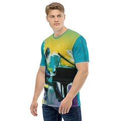 Contemporary Abstract Men's Crew Neck T-Shirt