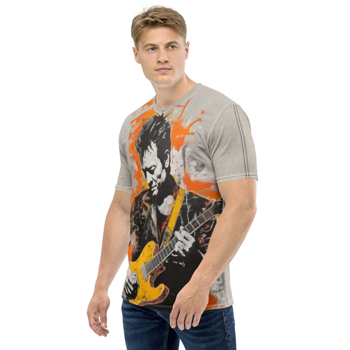 Abstract Elegance Men's Crew Neck T-Shirt