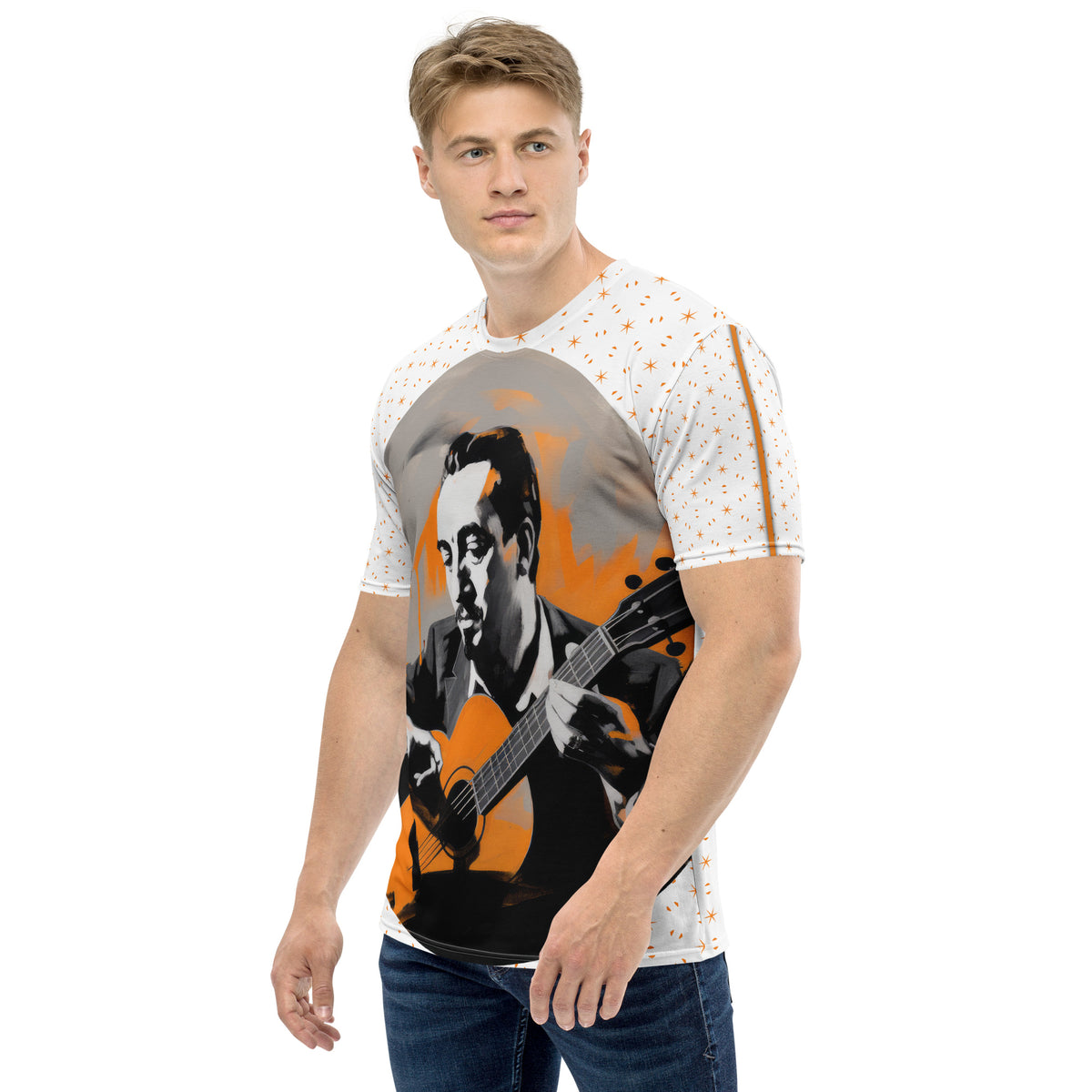 Geometric Calm Men's Crew Neck T-Shirt