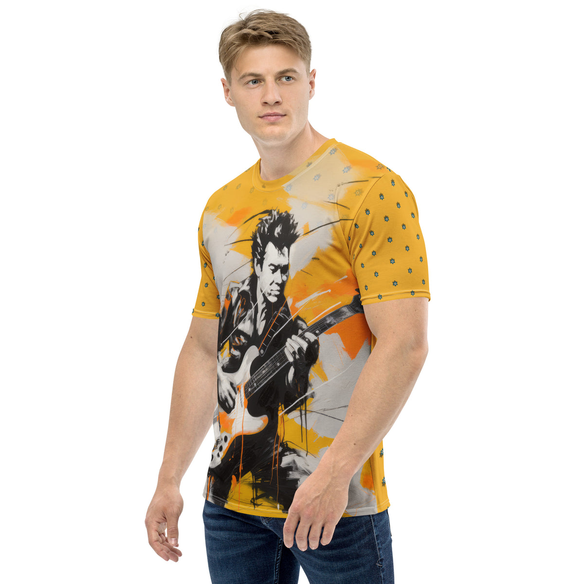 Geometric Zen Men's Crew Neck T-Shirt