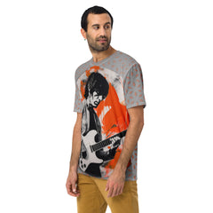 Abstract Nebula All-Over Print Men's Crew Neck T-Shirt