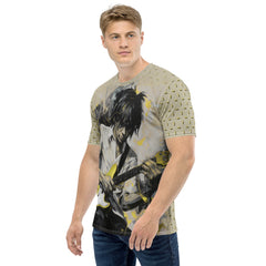 Geometric Illusion All-Over Print Men's Crew Neck T-Shirt