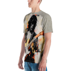 Minimalist Dreamscape All-Over Print Men's Crew Neck T-Shirt