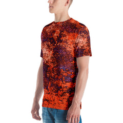 Rustic Elegance All-Over Print Men's Crew Neck