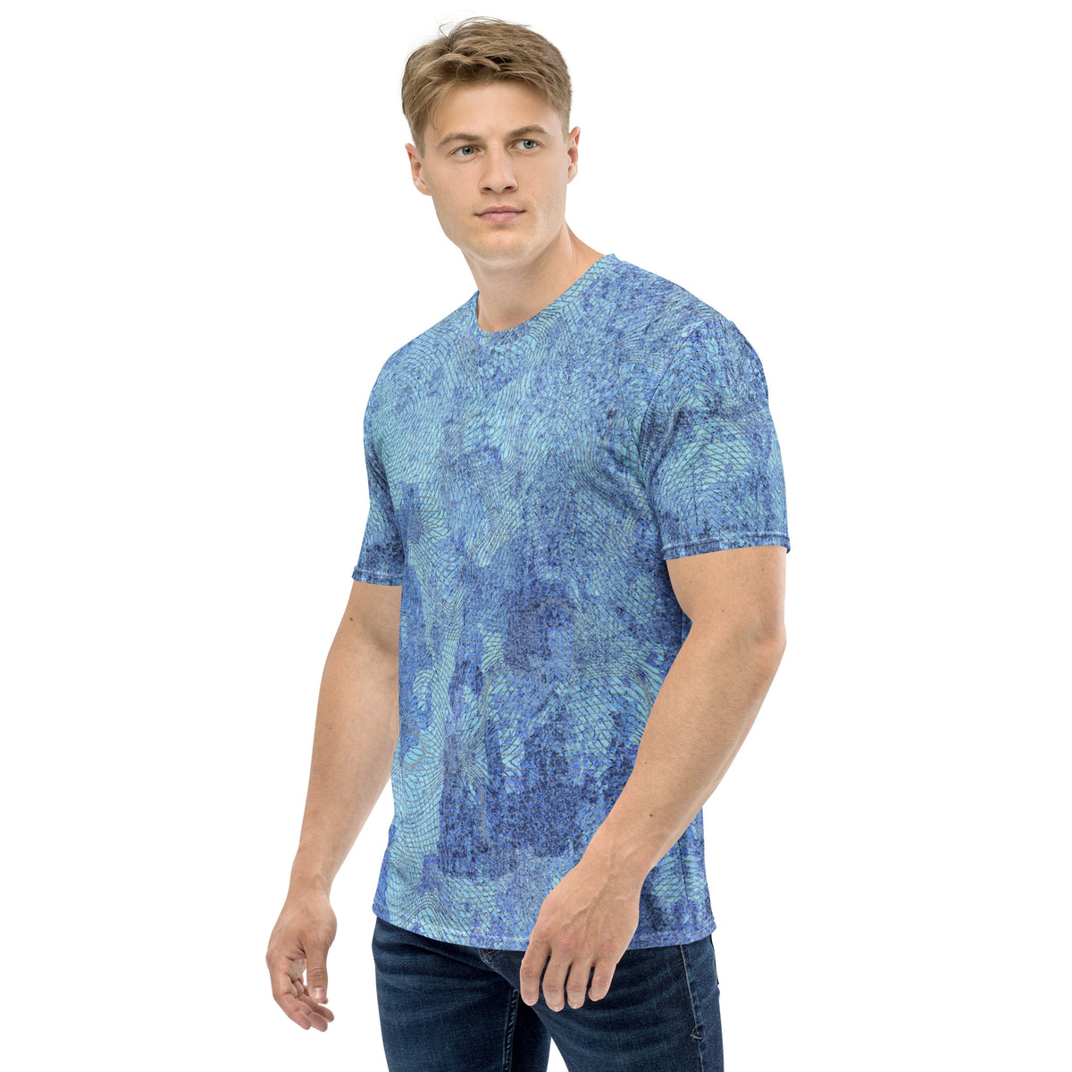 Titanium Elegance Men's Crew Neck Tee